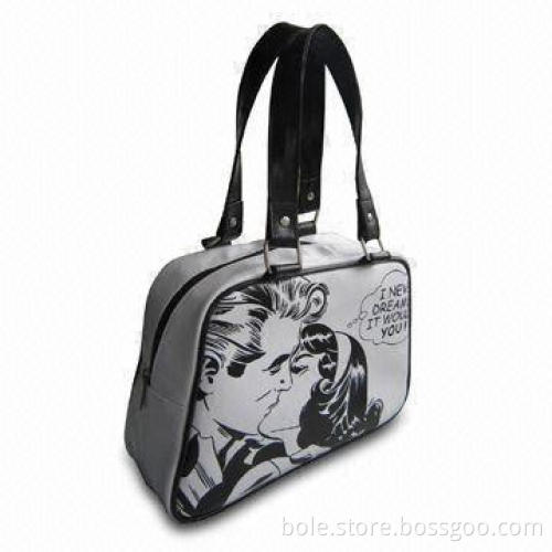 Unique Printed PVC Handbag in Medium Size, Various Colors/Sizes are Available